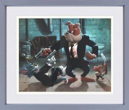 Reservoir Dogs And Cats And Mice - Grey Framed
