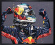 Ricciardo Retribution Monaco 18 - Canvas - Black Framed - Framed Box Canvas