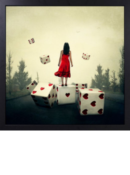 Roll The Dice - Original - Framed - Framed Box Canvas