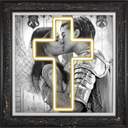Romeo And Juliet - Metallic Gold Edition - Framed