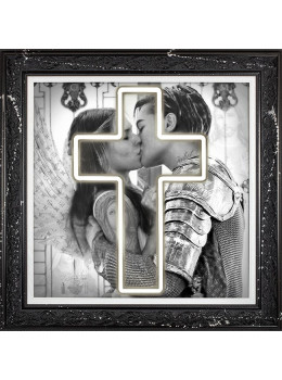 Romeo And Juliet - Metallic Silver Edition - Framed