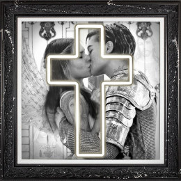 Romeo And Juliet - Metallic Silver Edition - Framed