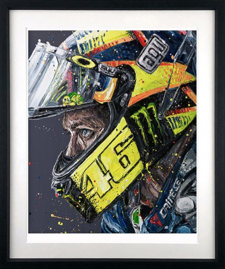 Rossi Helmet 17 - Artist Proof Black Framed