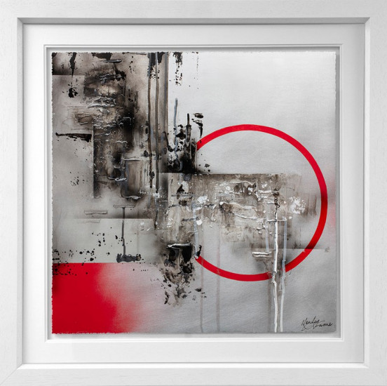 Rosso Corsa - White Framed