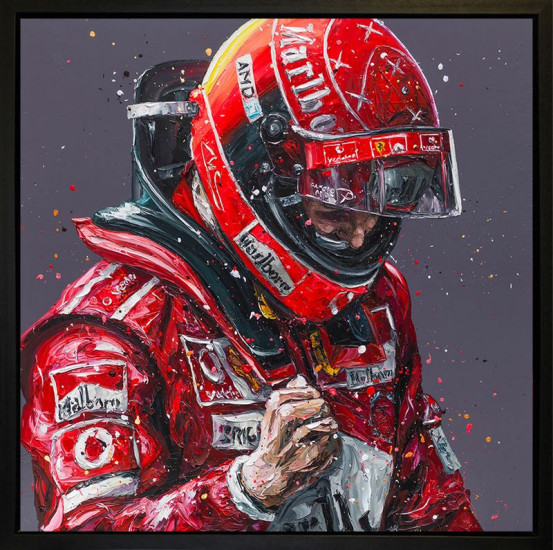 Schumacher Celebration - Canvas - Black Framed