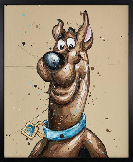 Scooby Doo - Canvas - Black Framed