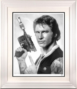 Scoundrel (Black & White) - White Framed