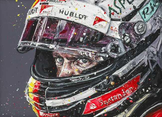 Seb, Focused (Sebastian Vettel)