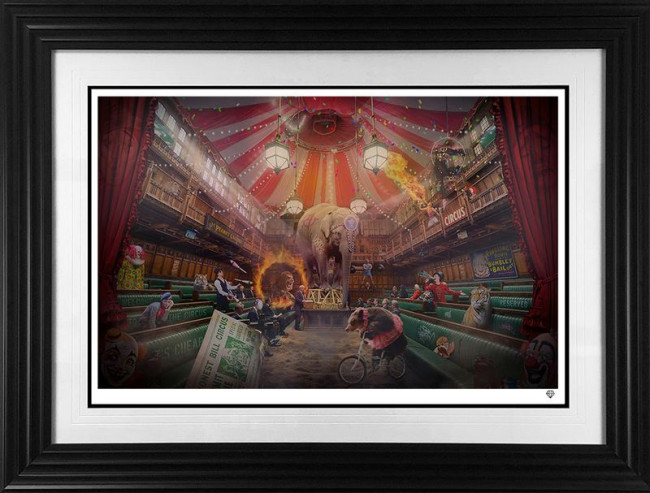 Send In The Clowns - Artist Proof Black Framed