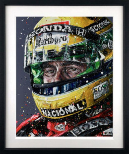 Senna 2018 - Artist Proof Black Framed