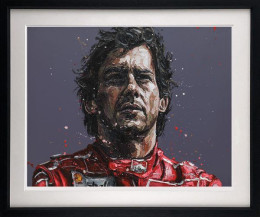 Senna 24th Anniversary Commemorative - Black Framed