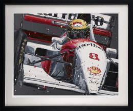 Senna McLaren - Artist Proof Black Framed