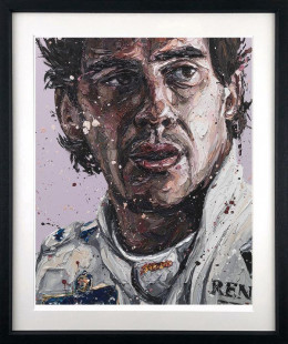 Senna Williams 18 - Artist Proof Black Framed