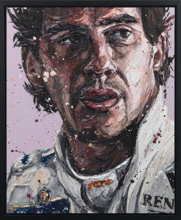 Senna Williams 18 - Canvas - Artist Prood Black Framed - Framed Box Canvas