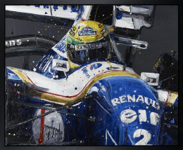 Senna Williams - Canvas - Artist Proof Black Framed - Framed Box Canvas
