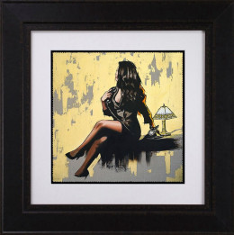 SHE E.O. - Study - Gold Metallic -  Black Framed