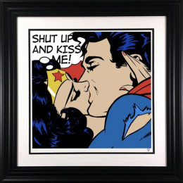 Shut Up And Kiss Me - Artist Proof - Black Framed