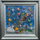 Silver Brook - Silver-Blue Framed
