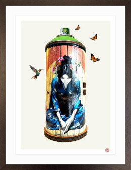 Small Sanctuary Urban Can - Paper Edition - Framed