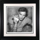 Smoking Gun - Brando (Black & White) - Artist Proof Black Framed