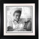 Smoking Gun - James Dean (Black & White) - Artist Proof Black Framed