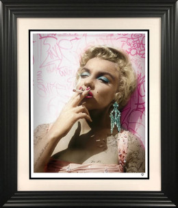 Smoking Gun - Marilyn (Colour) - Black Framed
