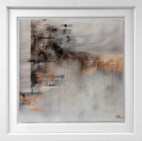 Smoky Quartz II - White Framed