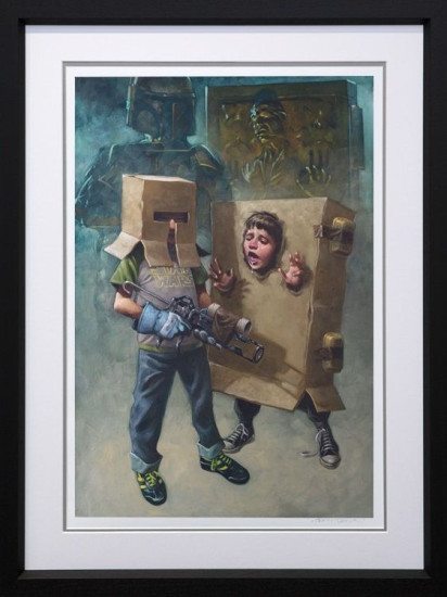 Solo In Cardboardite - Black Framed