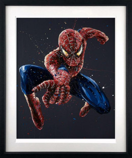 Spiderman 14 - Black Framed