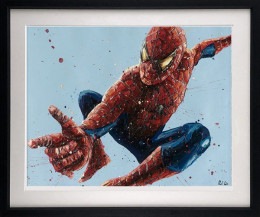 Spiderman 2 - Artist Proof Black Framed