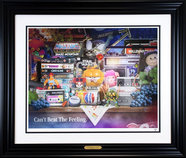 Still Life II (With Garfield) - Artist Proof Black Framed