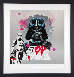 Stop Wars - Artist Proof Black Framed