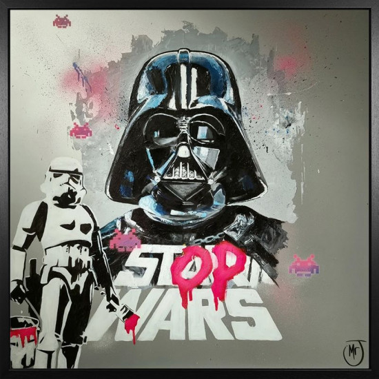 Stop Wars - Original - Black Framed