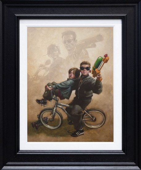 Terminator Too - Deluxe Canvas - Black Framed