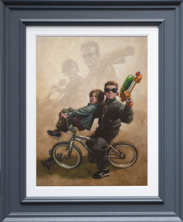 Terminator Too - Deluxe Canvas - Grey Framed