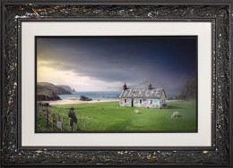 The Approaching Storm - Lenticular - Paint Splatter Framed