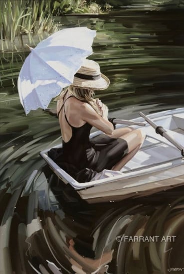 The Boating Pond - Print The Boating Pond - Print
