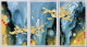 The Golden Reach (Triptych Set) - White Framed