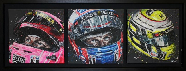 The Journey - Triptych (Jenson Button)