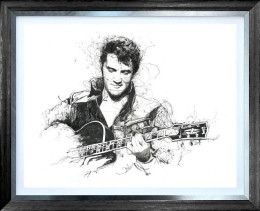 The King Of Rock & Roll - Deluxe - Black Framed