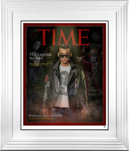 The Legend We Love - White Framed