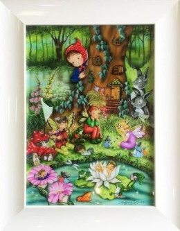 The Magic Garden - Limited Edition - White Framed
