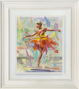 The Melody Of Freedom - Miniature - Cream Framed