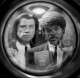 The Path Of The Righteous Man (Black & White) - Mounted