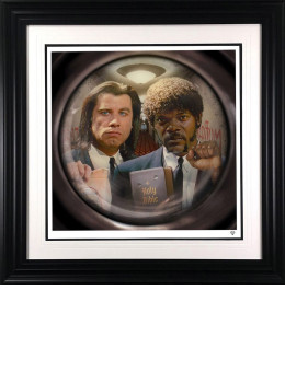 The Path Of The Righteous Man - Colour - Black Framed