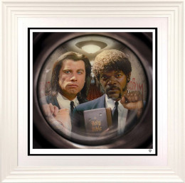 The Path Of The Righteous Man - Colour - White Framed