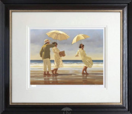 The Picnic Party (Large) - Black Framed