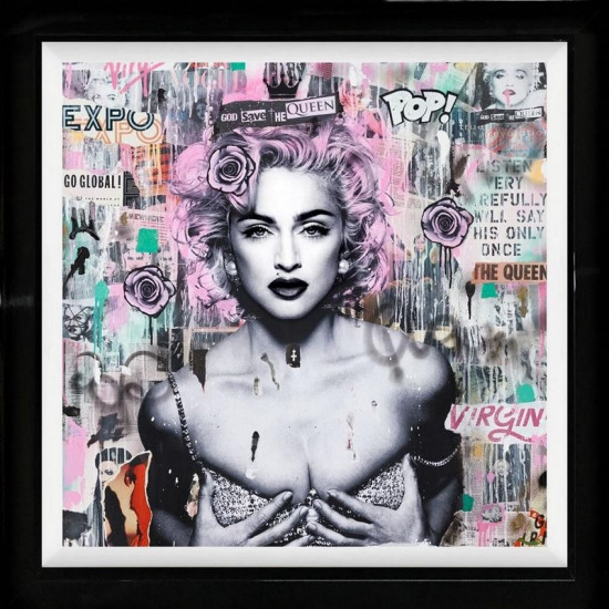 The Queen Of Pop - Black Framed