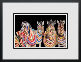 The Savannah Stripes - Paper - Framed
