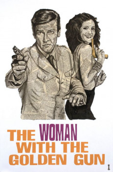 The Woman With The Golden Gun - Mounted